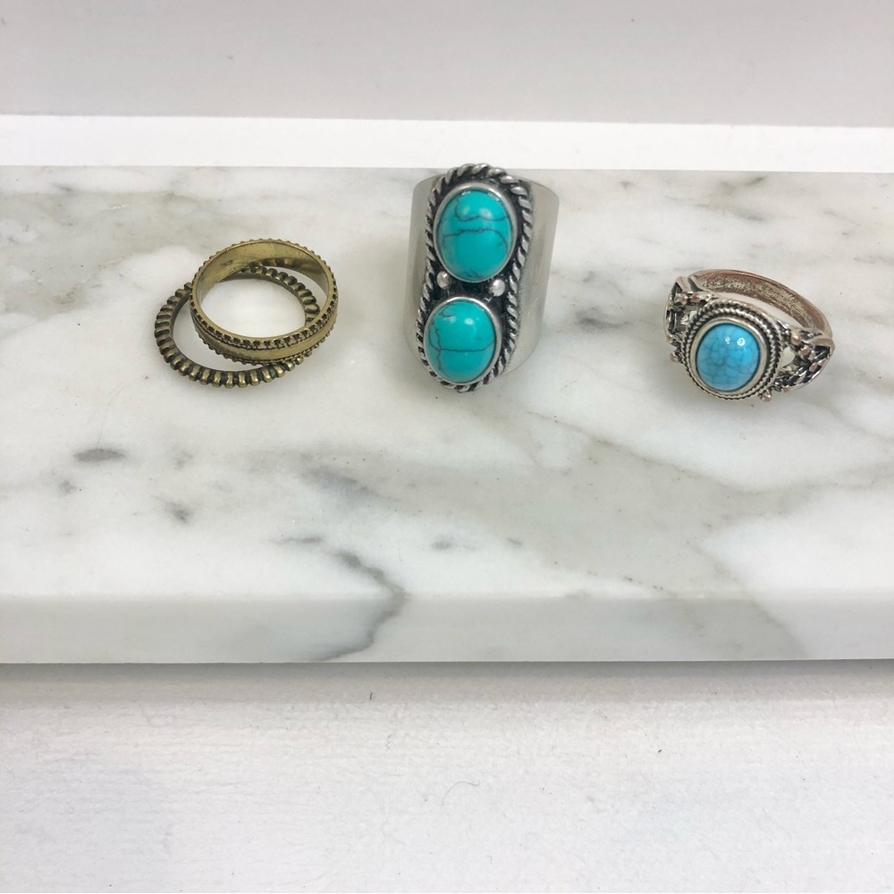 SET OF 4 RINGS 🪺 - Picture 2 of 7